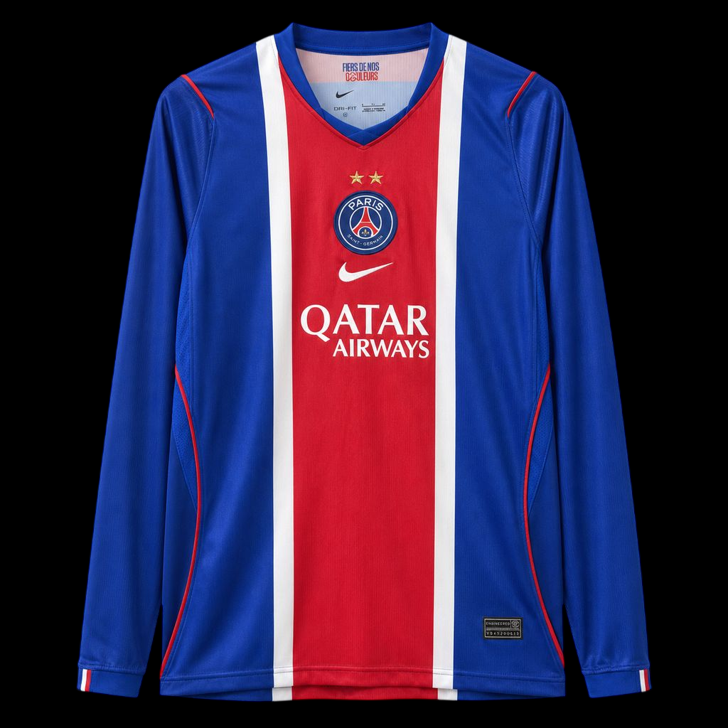 Maillot Domicile PSG Manches Longues 2026-2027 🌟🌟