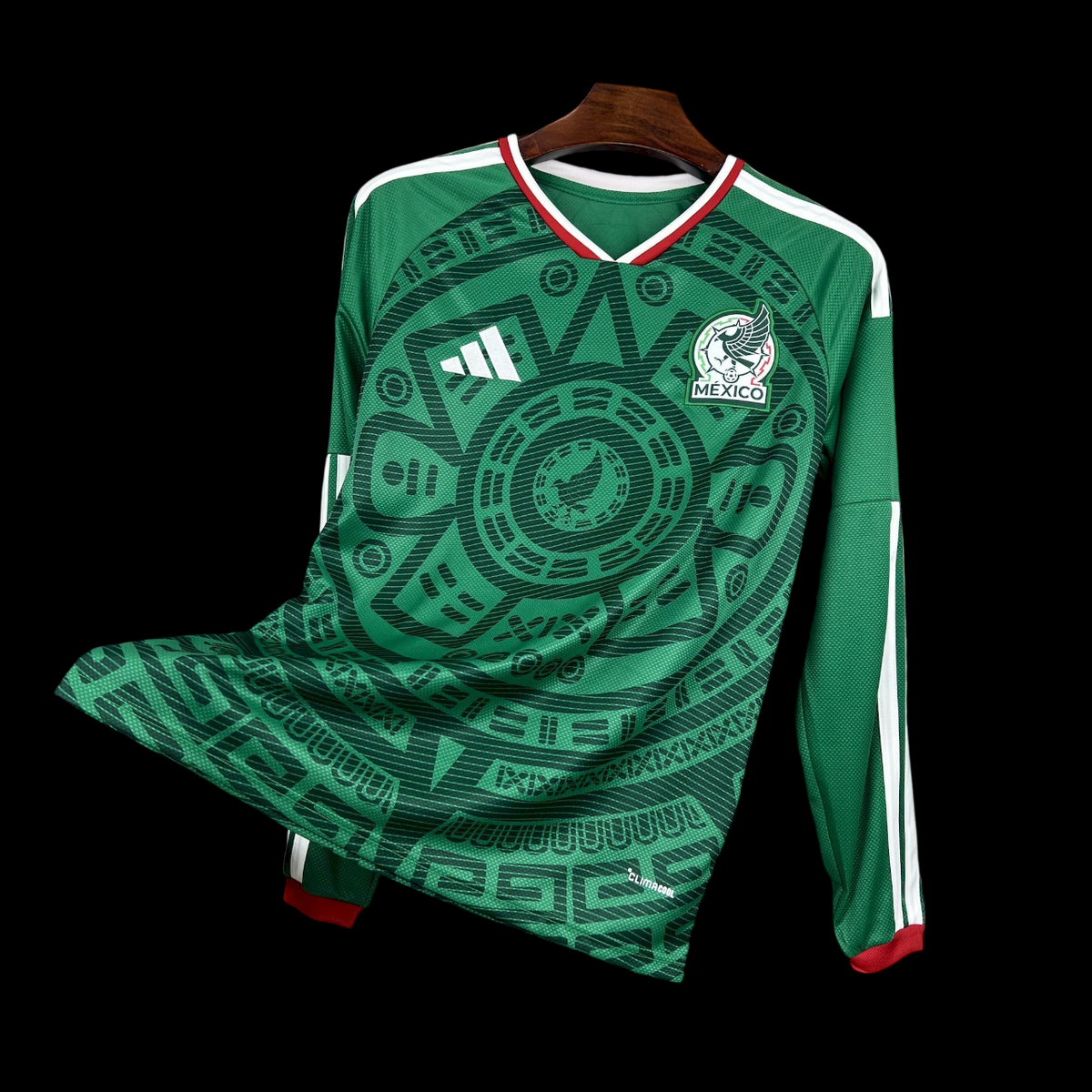 Mexico Long Sleeve Home Jersey 26-27