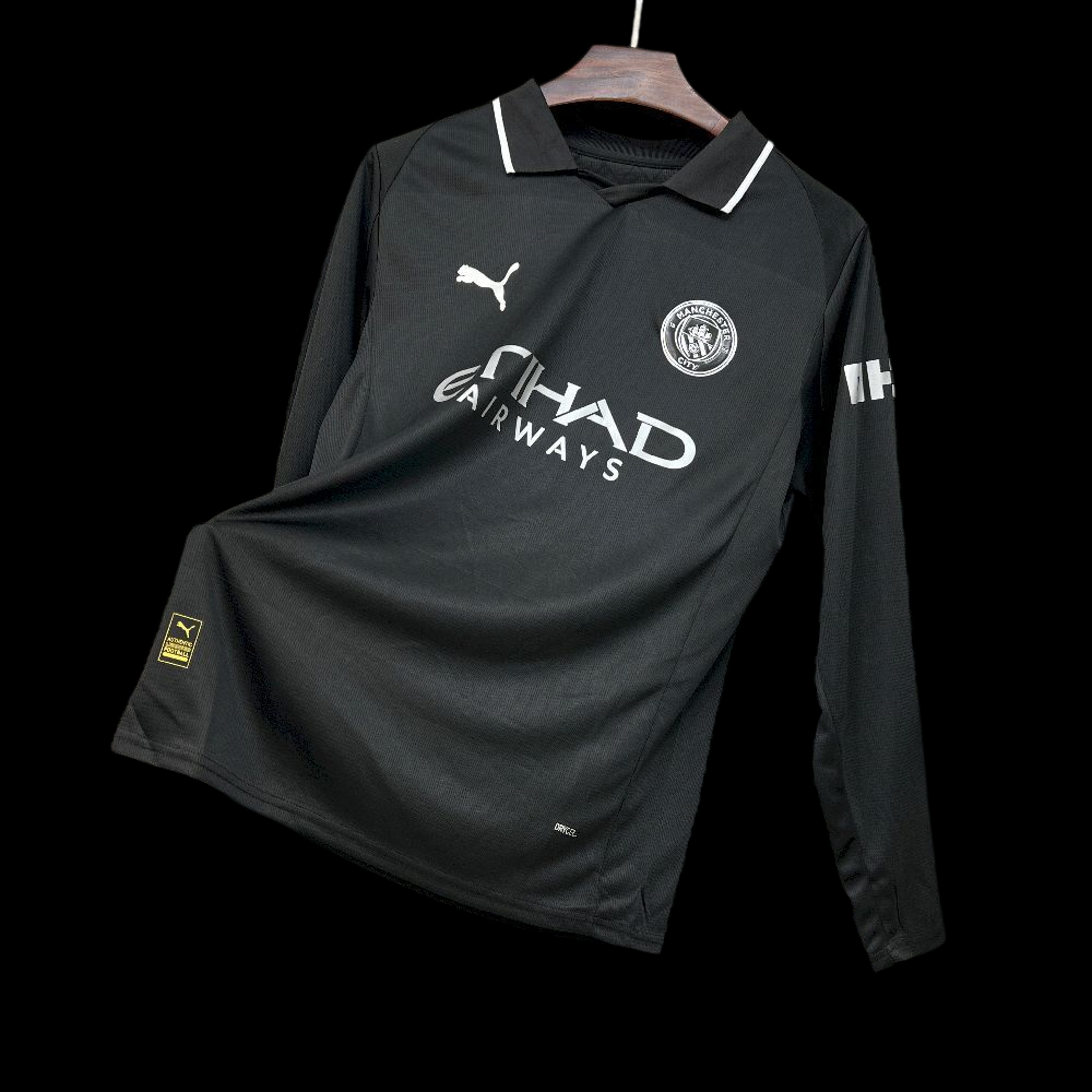 Manchester City Long Sleeve Away Jersey 2025-2026
