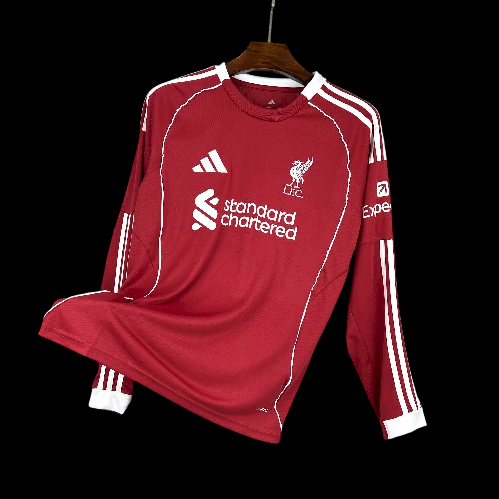 Liverpool Long Sleeve Home Jersey 2025-2026