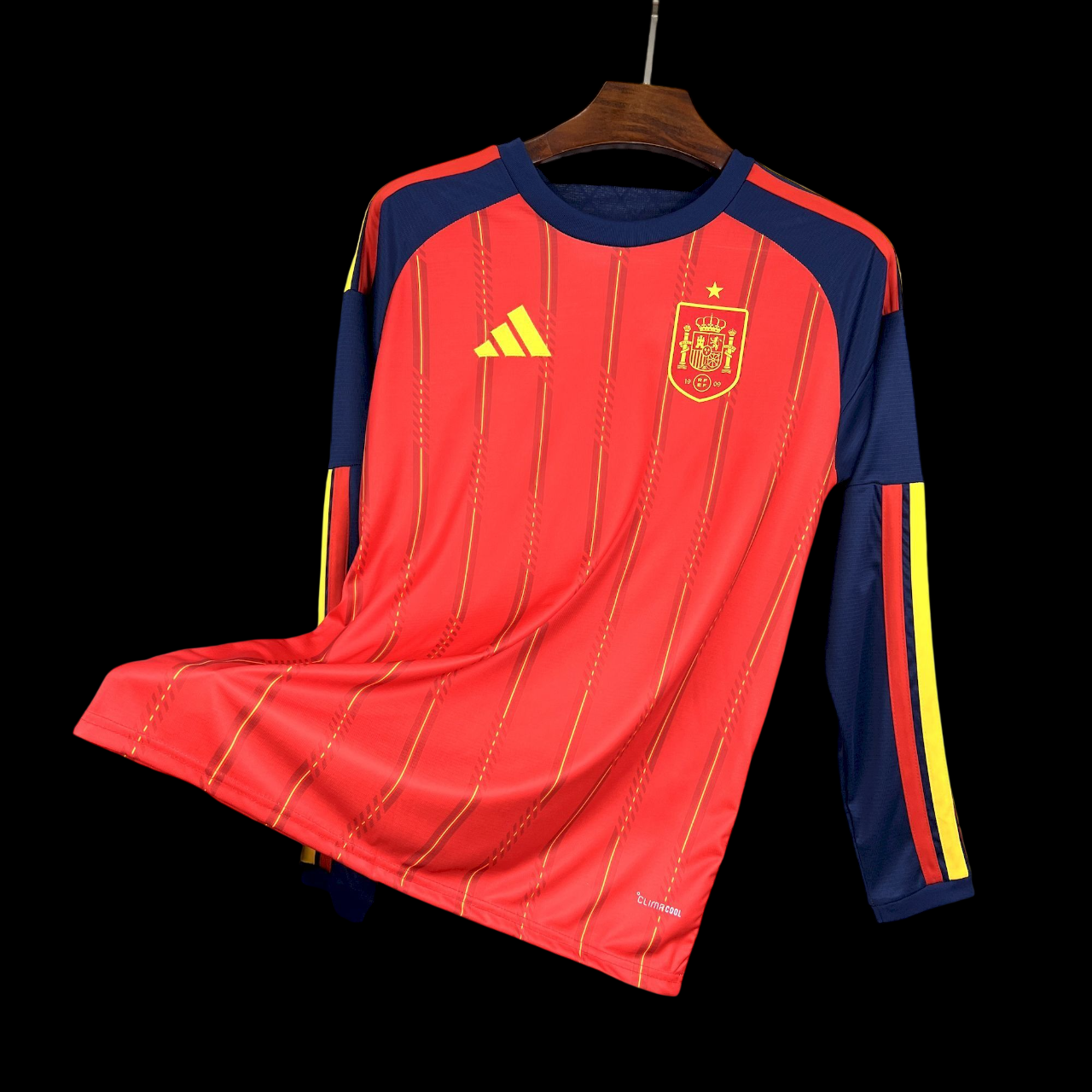 Maillot Domicile Espagne Manches Longues 26-27