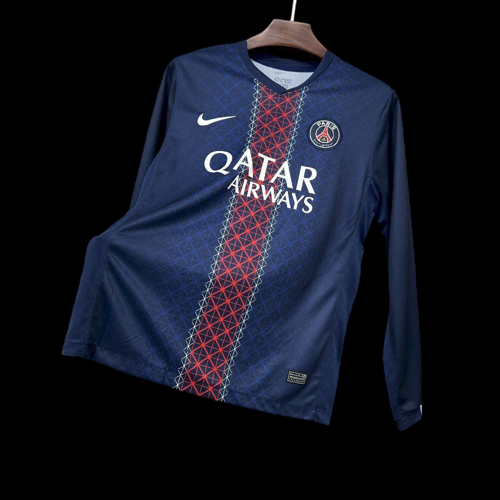 Maillot Domicile PSG Manches Longues 2025-2026