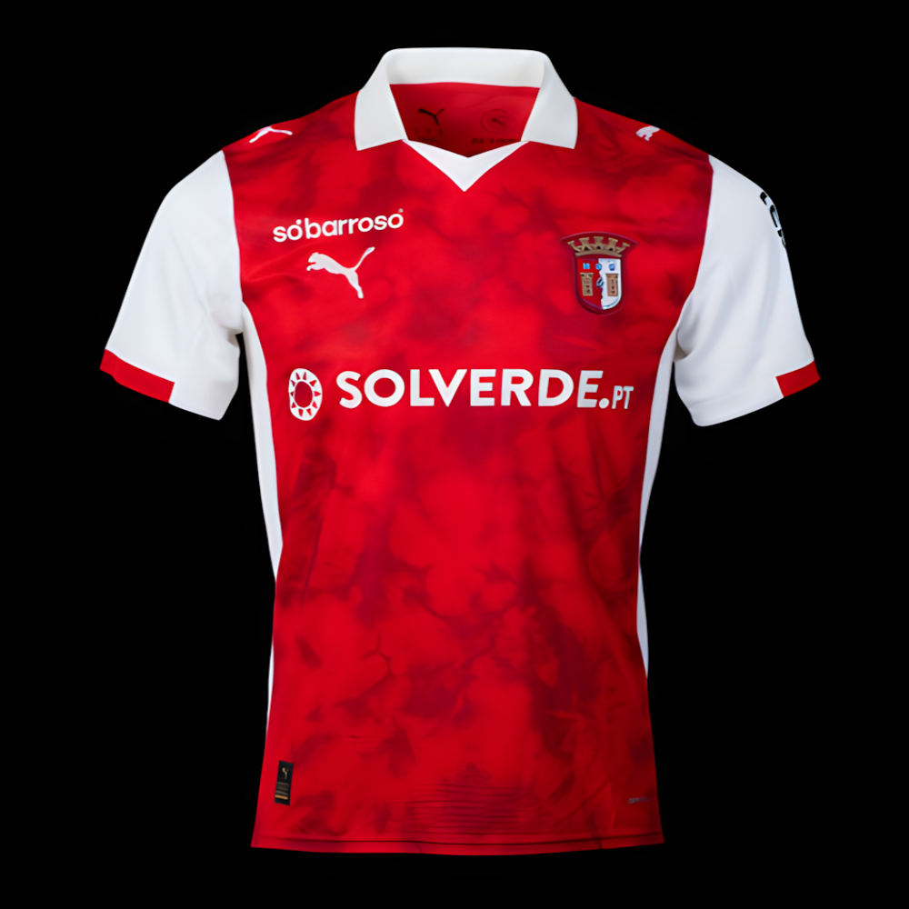 Maillot Domicile Braga 2025-2026