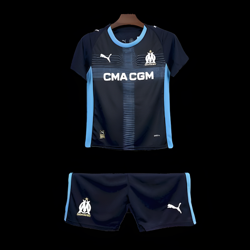 Maillot Enfant Extérieur OM 25-26