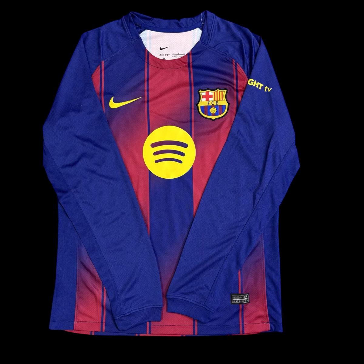 Maillot Domicile Barcelone Manches Longues 2025-2026
