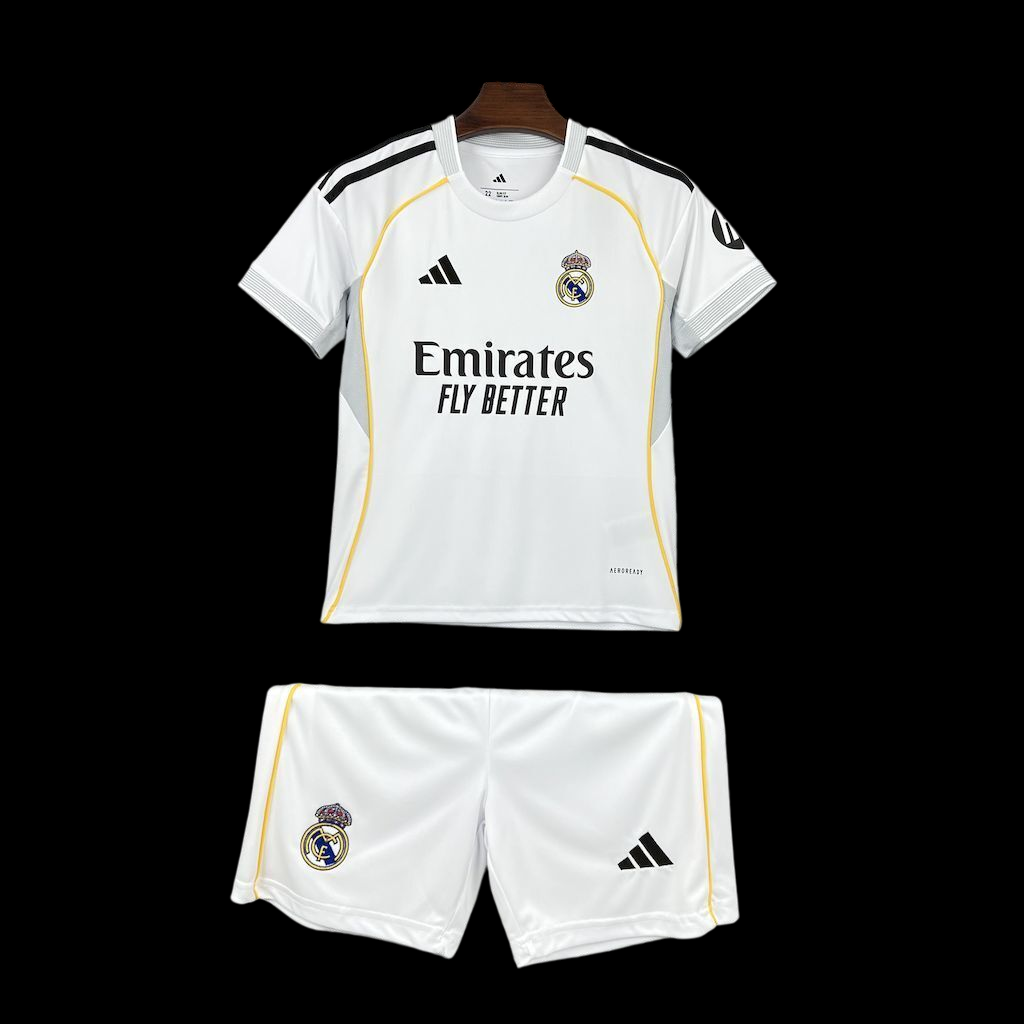 Real Madrid Home Kids' Jersey 25-26