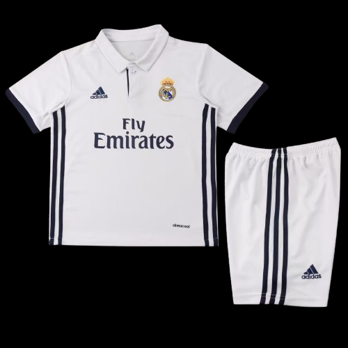 Real Madrid Retro Home Kids' Jersey 16-17
